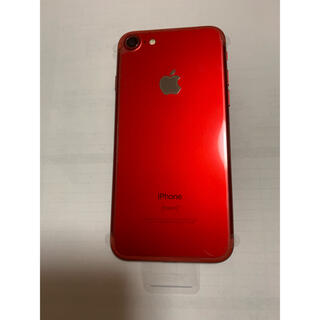 アップル(Apple)のiPhone7 レッド  128gb SIMフリー(スマートフォン本体)