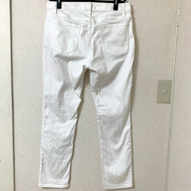 23区(ニジュウサンク)の23区 BOY-FIT MID-RISE ホワイトデニム  大きいサイズ レディースのパンツ(デニム/ジーンズ)の商品写真