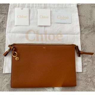 ✨新品未使用✨【Chloé】クラッチバッグ レザー ブラウン