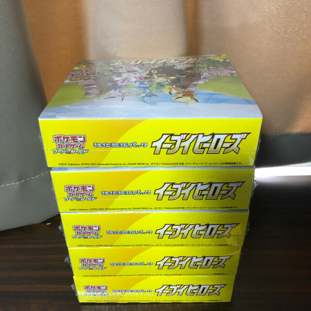 特価商品  ポケモン - イーブイヒーローズ 5BOX シュリンク付き Box/デッキ/パック