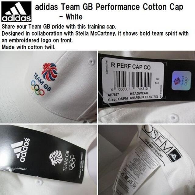 adidas(アディダス)の★送料無料★UK直輸入★アディダス★オリンピック Team GB キャップ★白★ メンズの帽子(キャップ)の商品写真