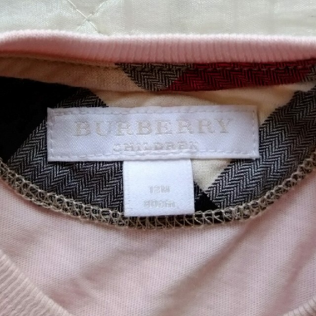 BURBERRY(バーバリー)のバーバリー♪チェックワンピース♪12M　80センチ キッズ/ベビー/マタニティのベビー服(~85cm)(ワンピース)の商品写真