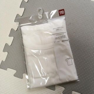 ムジルシリョウヒン(MUJI (無印良品))の肌着　半袖　Tシャツ　無印　110cm(下着)