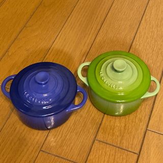 ルクルーゼ(LE CREUSET)のル・クルーゼ　ミニココット　2個セット(食器)