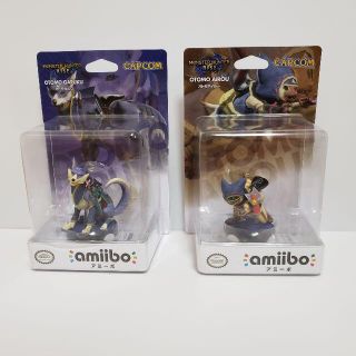 amiibo モンスターハンターライズ オトモガルク オトモアイルー セット(ゲームキャラクター)