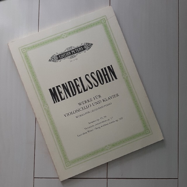 MENDELSSOHN - Obra Completa (Op.17,Op.45 エンタメ/ホビーの本(楽譜)の商品写真