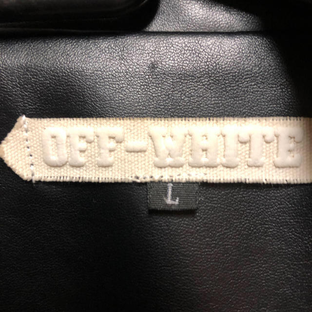 OFF-WHITE(オフホワイト)のoff-white メンズのジャケット/アウター(レザージャケット)の商品写真