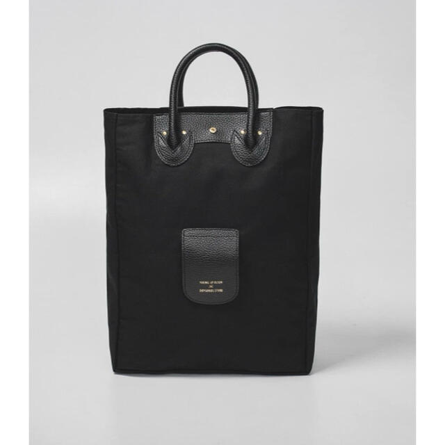 【新品】ヤングアンドオルセン ムック付録 パッカブルキャンバスバッグ ブラック レディースのバッグ(トートバッグ)の商品写真