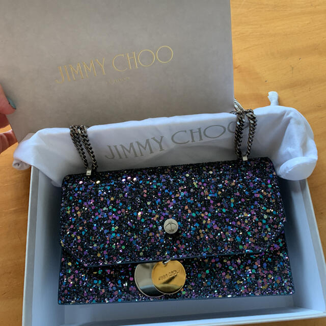 激安通販の JIMMY CHOO - JIMMY CHOO チェーンウォレット ショルダー ...