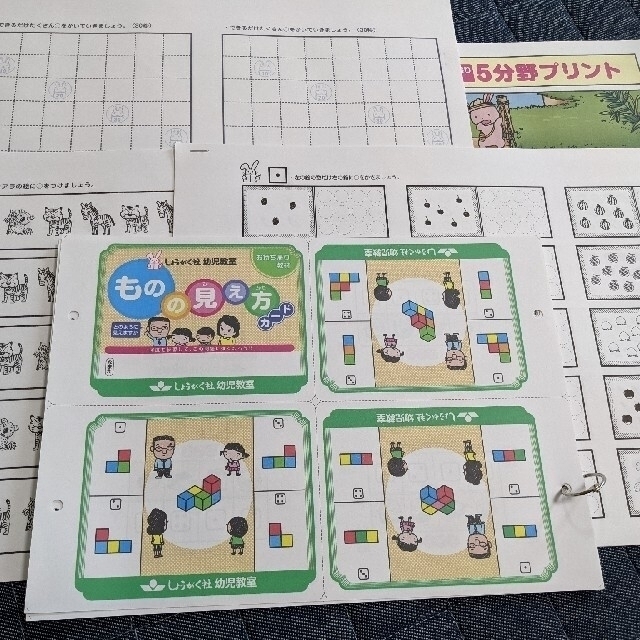 奨学社 小学校受験 カード プリント