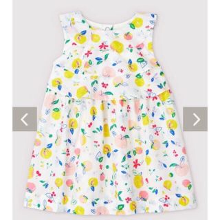 プチバトー(PETIT BATEAU)の☆プチバトー☆ プリントワンピース　36m(ワンピース)