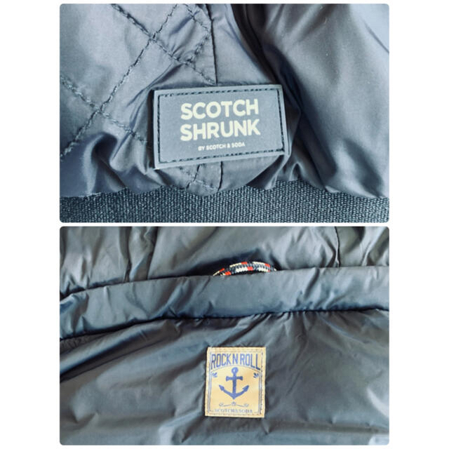 UNITED ARROWS green label relaxing(ユナイテッドアローズグリーンレーベルリラクシング)のScotch Shrunk スコッチシュランク ダウン リバーシブル ベスト キッズ/ベビー/マタニティのキッズ服男の子用(90cm~)(ジャケット/上着)の商品写真