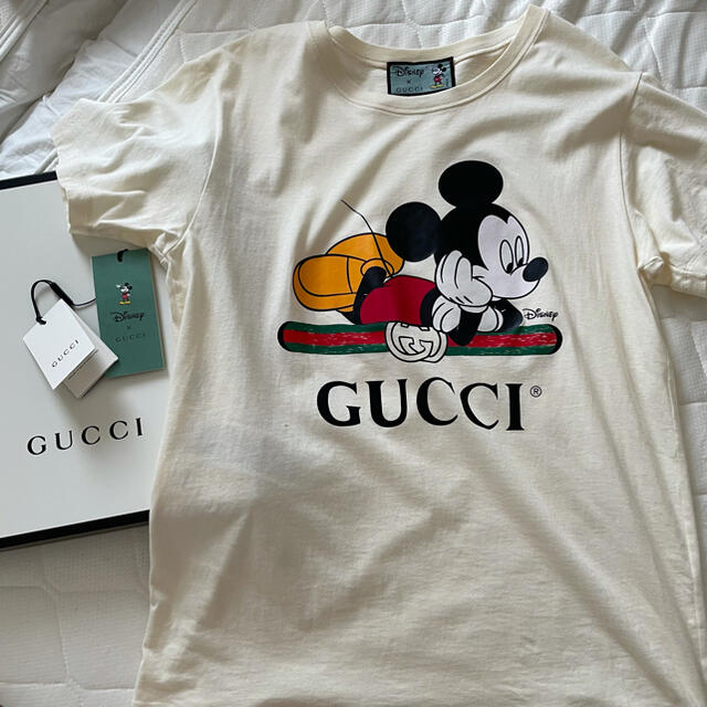 DISNEY x GUCCI ミッキー オーバーサイズ Tシャツ S | フリマアプリ ラクマ