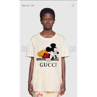 Gucci - DISNEY x GUCCI ミッキー オーバーサイズ Tシャツ Sの通販