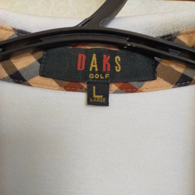 DAKS(ダックス)のダックス　ゴルフ　長袖ポロシャツ　サイズL スポーツ/アウトドアのゴルフ(ウエア)の商品写真