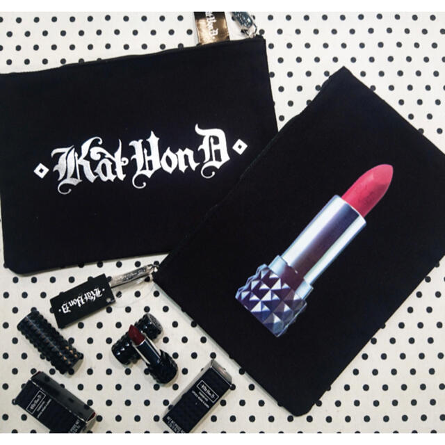 Sephora(セフォラ)の【新品】Kat Von D ノベルティー ポーチ レディースのファッション小物(ポーチ)の商品写真