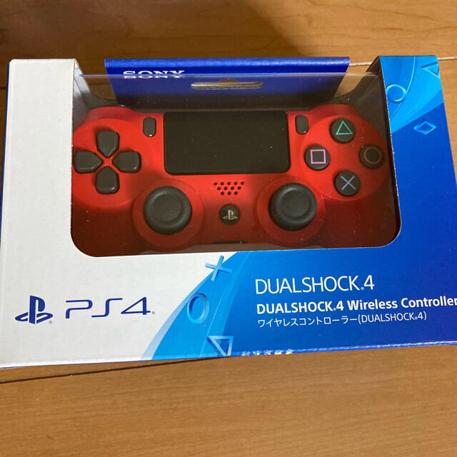 PS4純正ワイヤレスコントローラ　レッド　新品未開封エンタメ/ホビー