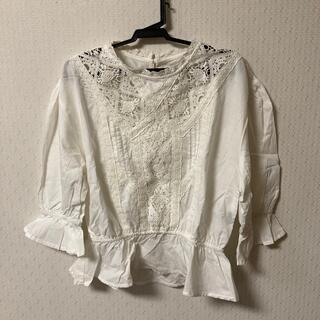 ダブルクローゼット(w closet)のW closet ブラウス(シャツ/ブラウス(半袖/袖なし))