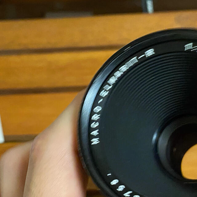 LEICA(ライカ)のmacro elmarit 60mm 等倍アダプター付き スマホ/家電/カメラのカメラ(レンズ(単焦点))の商品写真