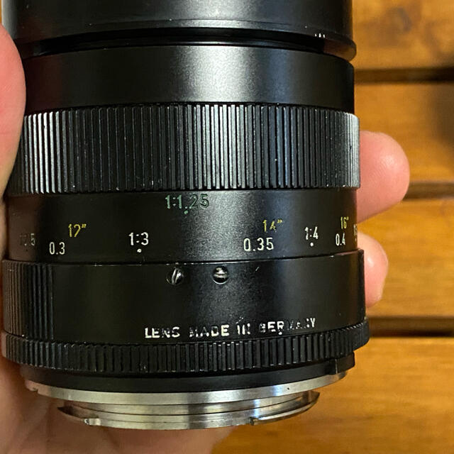 LEICA(ライカ)のmacro elmarit 60mm 等倍アダプター付き スマホ/家電/カメラのカメラ(レンズ(単焦点))の商品写真