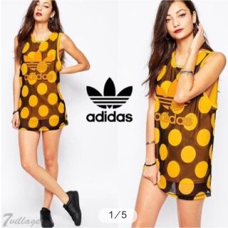 アディダス(adidas)の【eri♡さん専用】値下げ！未使用＊日本未入荷！アディダスワンピ(ミニワンピース)