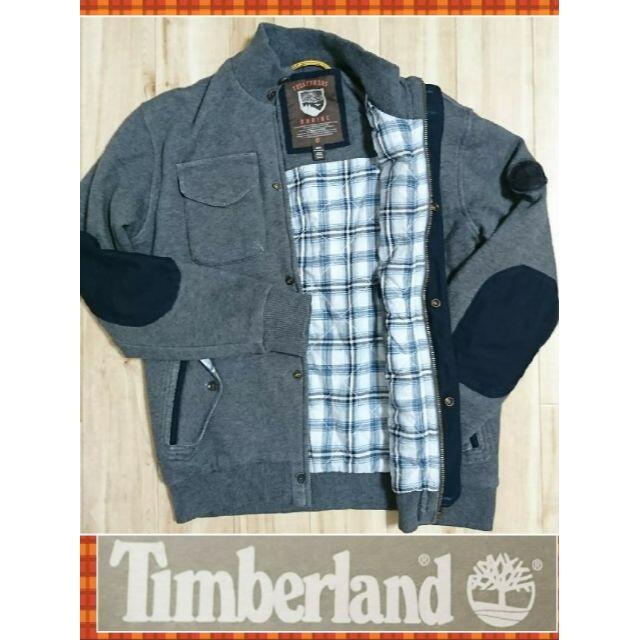 Timberland(ティンバーランド)のTimberland (M)肘あて付厚手ジャケット★美品★ メンズのジャケット/アウター(ブルゾン)の商品写真