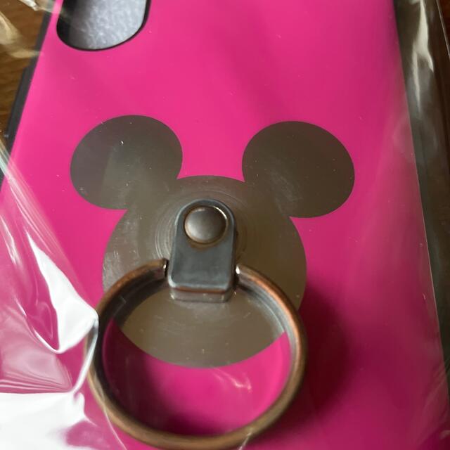 Disney(ディズニー)のディズニー イーフィット リング iPhoneX/Xs 対応 ビビッドピンク スマホ/家電/カメラのスマホアクセサリー(iPhoneケース)の商品写真