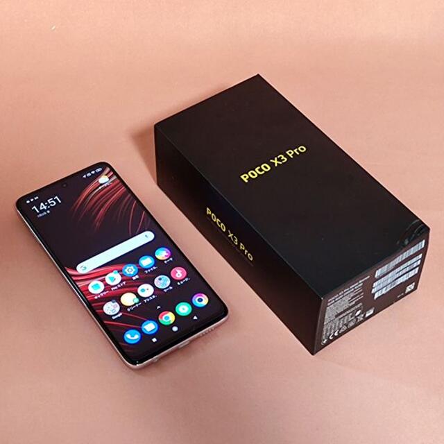 ほぼ新品Xiaomi Poco X3 Pro 8GB/256GB メタルブロンズ