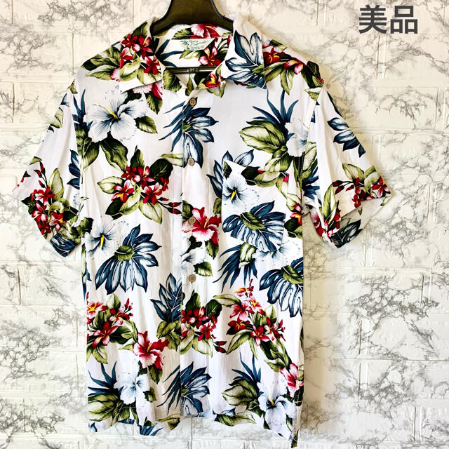 Hawaiian surf brand 古着 ヴィンテージ半袖シャツ メンズM メンズのトップス(シャツ)の商品写真