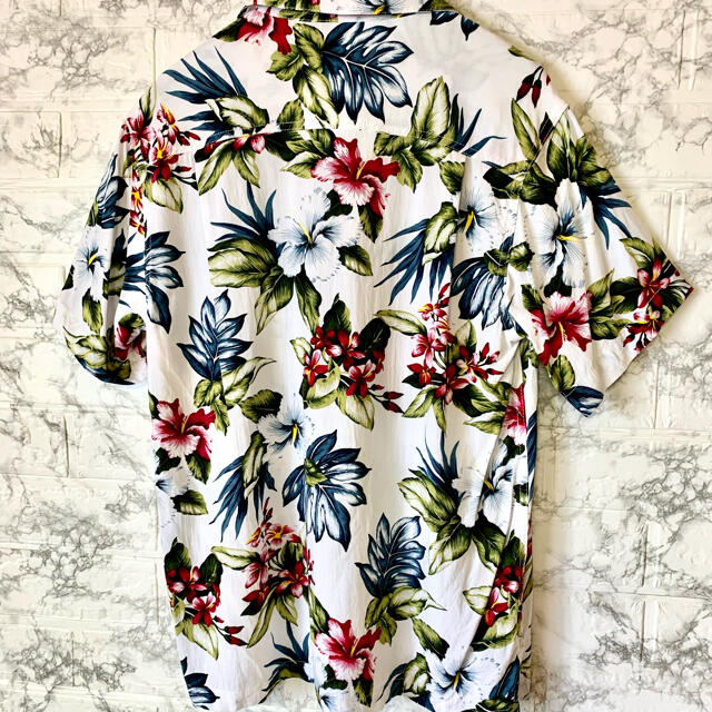 Hawaiian surf brand 古着 ヴィンテージ半袖シャツ メンズM メンズのトップス(シャツ)の商品写真