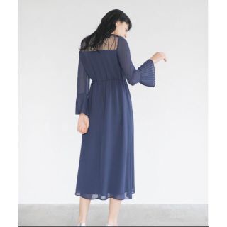 マメ(mame)の新品♡kaene♡カシュクールシフォンワンピース(ロングワンピース/マキシワンピース)