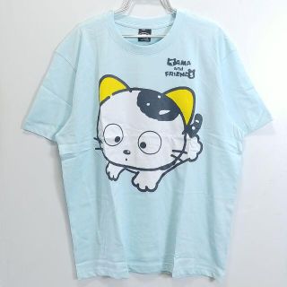 新品　タマアンドフレンズ　半袖Tシャツ　人気　ブルー　4L　8347(Tシャツ/カットソー(半袖/袖なし))