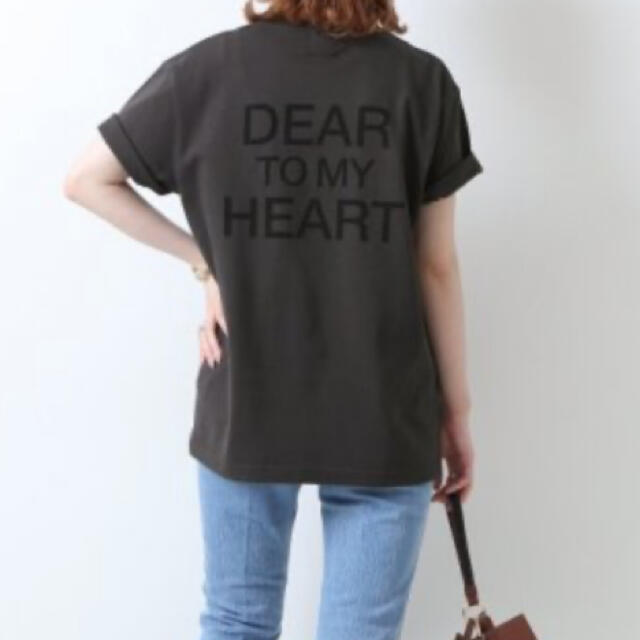 Spick & Span(スピックアンドスパン)のスピック&スパン　DEAR HEART バックロゴT レディースのトップス(Tシャツ(半袖/袖なし))の商品写真