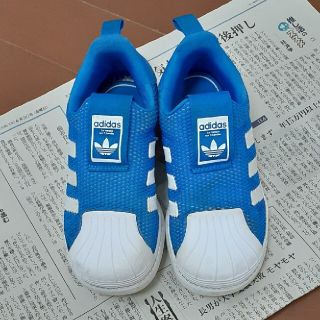 アディダス(adidas)の専用！adidas☆キッズ　メッシュ　スリッポン　スニーカー　18cm(スリッポン)