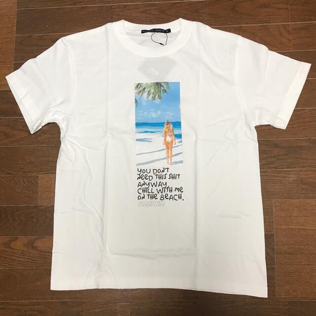 AVALANCHE(アヴァランチ)の値下げ❗️KRHYMEDENIM"BEACH GIRL"SexyプリントTシャツ メンズのトップス(Tシャツ/カットソー(半袖/袖なし))の商品写真