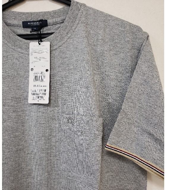 BURBERRY(バーバリー)の  Burberry グレーTシャツ Mサイズ メンズのトップス(Tシャツ/カットソー(半袖/袖なし))の商品写真