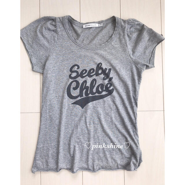 SEE BY CHLOE(シーバイクロエ)のSEE BY CHLOE ロゴパフスリーブTシャツ♡ レディースのトップス(Tシャツ(半袖/袖なし))の商品写真