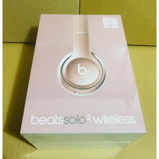 ビーツバイドクタードレ(Beats by Dr Dre)の◾️Beats by Dr.Dre solo2 wireless ローズゴールド(ヘッドフォン/イヤフォン)