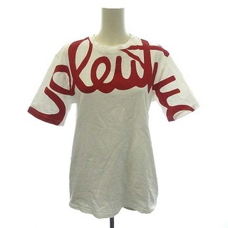 ヴァレンティノ(VALENTINO)のヴァレンティノ 20SS Tシャツ カットソー 半袖 シグネチャー XS 白(Tシャツ(半袖/袖なし))