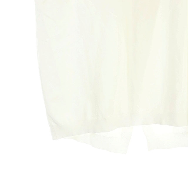 theory(セオリー)のセオリー theory 18SS ニット カットソー 半袖 バックデザイン 白 レディースのトップス(ニット/セーター)の商品写真