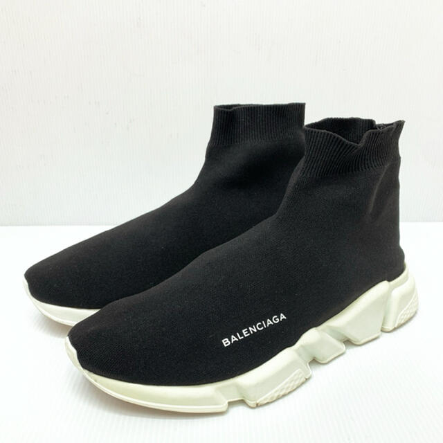 【43】BALENCIAGA SPEED TRAINER BLK x WHT