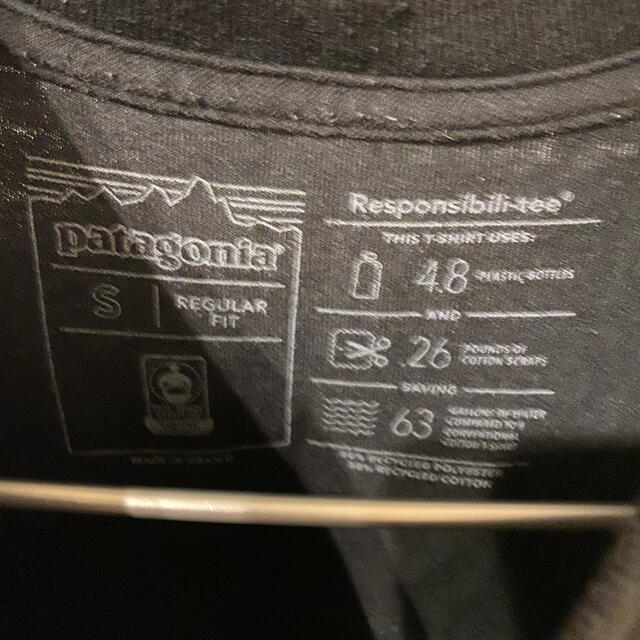 patagonia(パタゴニア)のパタゴニア Patagonia Tシャツ ブラック メンズ Sサイズ メンズのトップス(Tシャツ/カットソー(半袖/袖なし))の商品写真