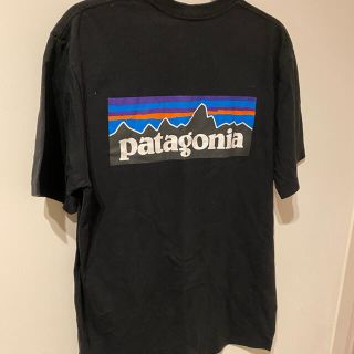 パタゴニア(patagonia)のパタゴニア Patagonia Tシャツ ブラック メンズ Sサイズ(Tシャツ/カットソー(半袖/袖なし))