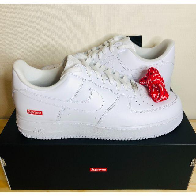 国内 正規品 Supreme × NIKE AIR FORCE 1 Low 白