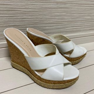 チャールズアンドキース(Charles and Keith)のCHARLES&KEITH  サンダル　厚底ウェッジサンダル(サンダル)