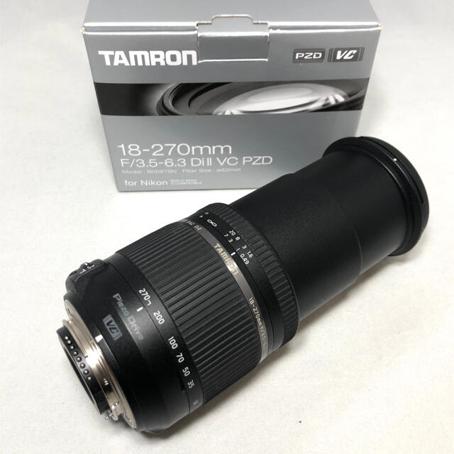 TAMRON(タムロン)の新型TAMRON 18-270mm DiII VC PZD TS B008TSN スマホ/家電/カメラのカメラ(レンズ(ズーム))の商品写真