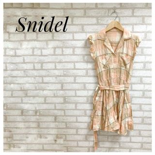 Snidel レディース ワンピース FREE ピンク チェック