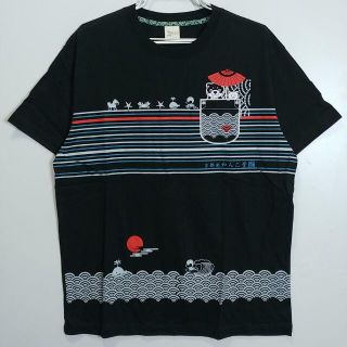 新品　和んこ堂　半袖　Tシャツ　ブラック　4L　2311(Tシャツ/カットソー(半袖/袖なし))