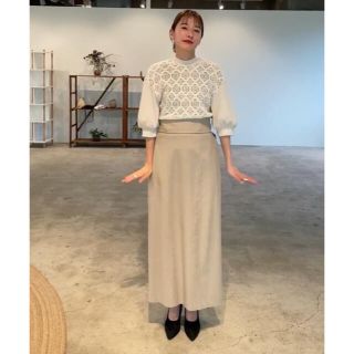 ステュディオス(STUDIOUS)のclane クラネ　ARRENGE BELT SKIRT(ロングスカート)