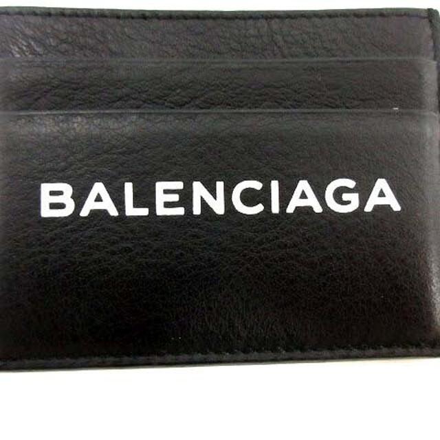 Balenciaga(バレンシアガ)のバレンシアガ BALENCIAGA カードケース ロゴ レザー 黒 レディースのファッション小物(名刺入れ/定期入れ)の商品写真